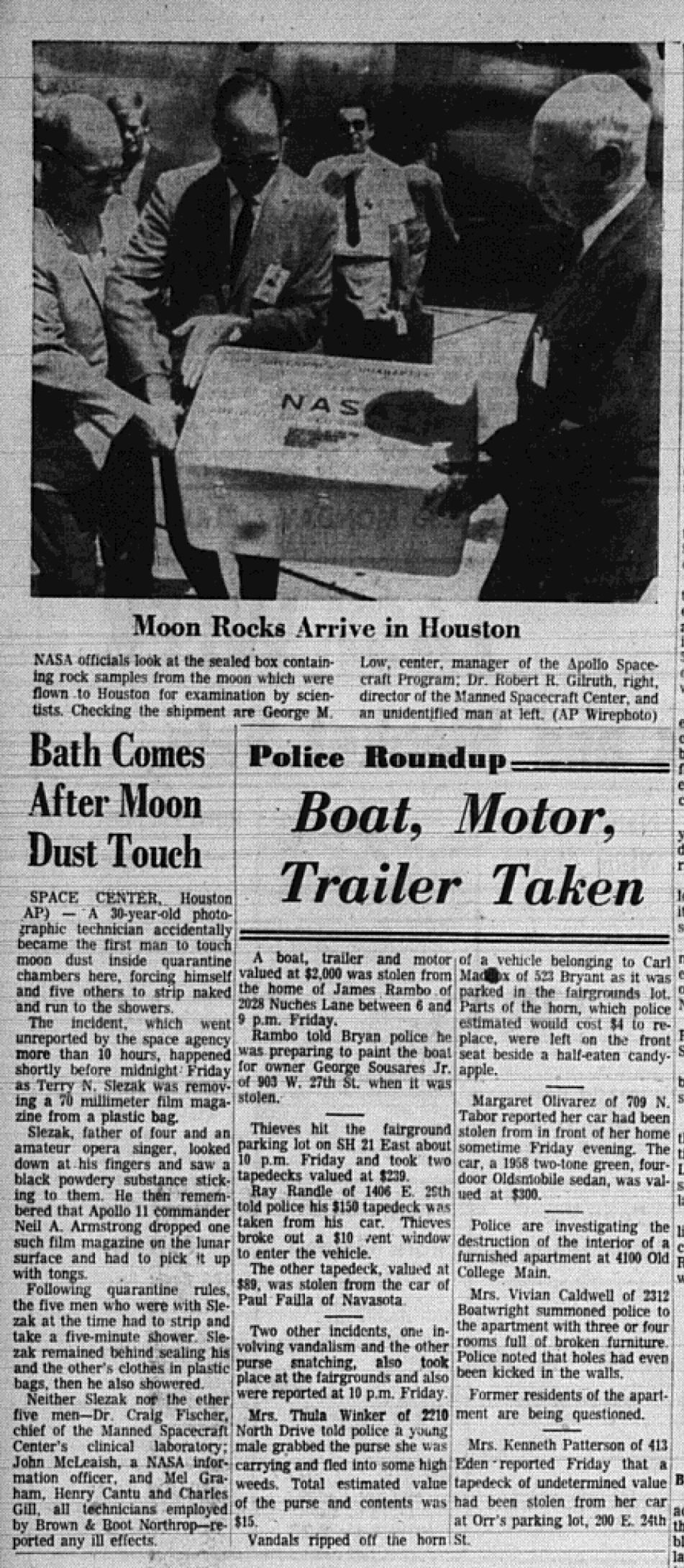 The Eagle Archives: July 27, 1969